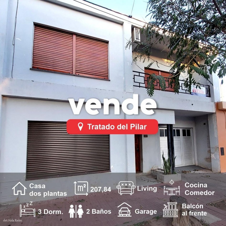Casa en venta, calle Tratado del Pilar y Andrade