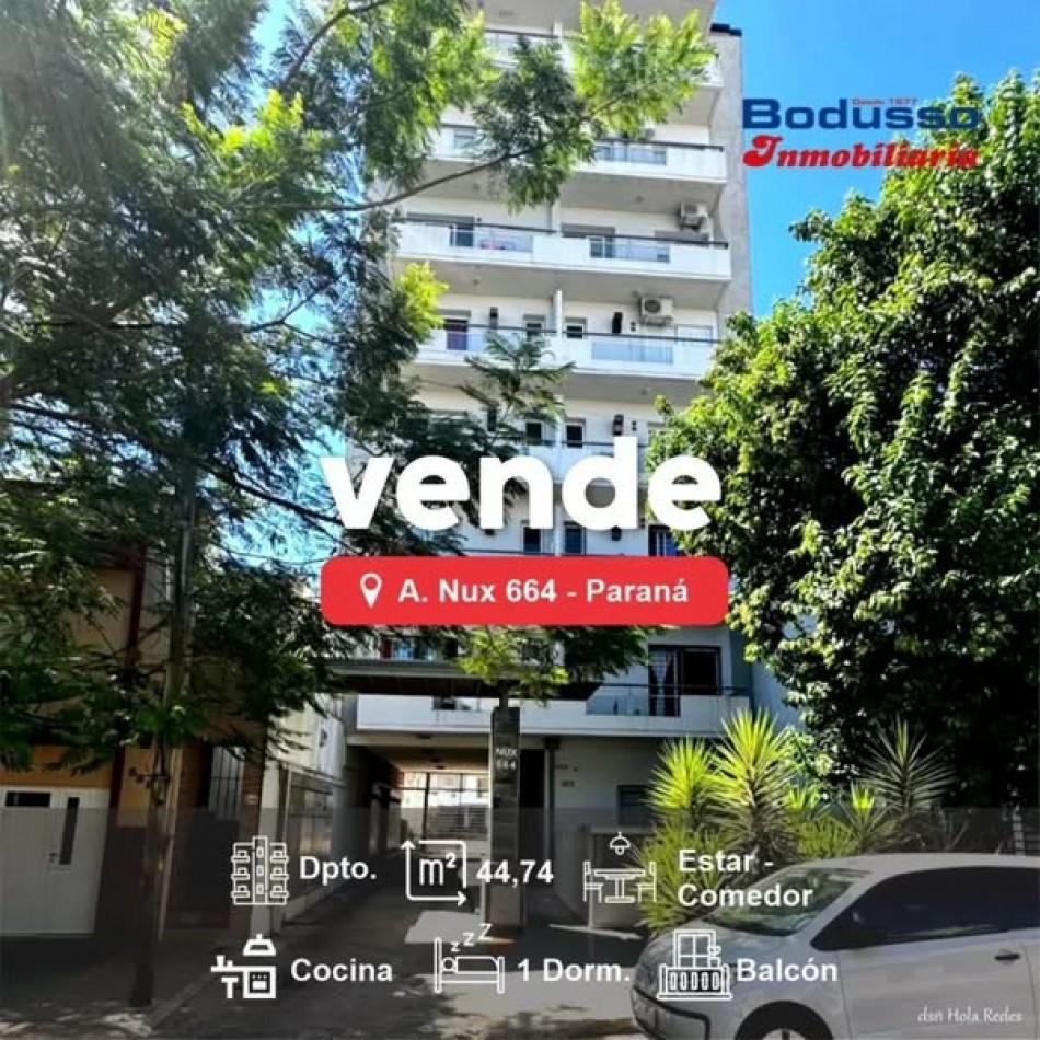 DEPARTAMENTO EN VENTA, PARANA
