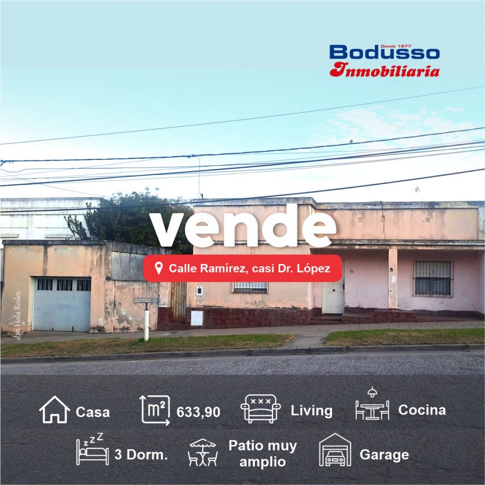 CASA EN VENTA, CALLE RAMIREZ
