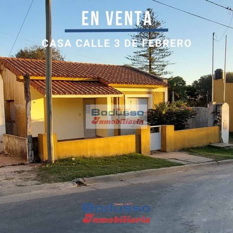 CASA EN VENTA, CALLE 3 DE FEBRERO