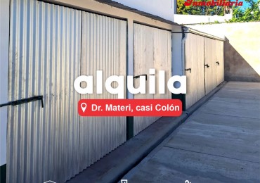 5 COCHERAS EN ALQUILER, CALLE MATERI CASI COLON. 