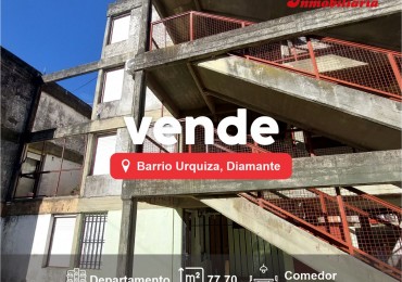 DEPARTAMENTO EN VENTA, BARRIO URQUIZA. DIAMANTE