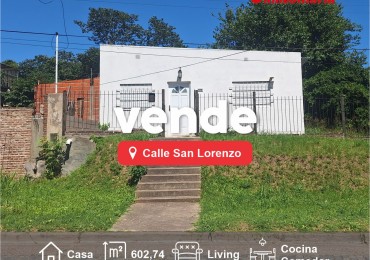 CASA EN VENTA, CALLE SAN LORENZO, CASI ESQ. RAMIREZ