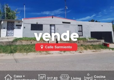 CASA + DPTO EN VENTA, CALLE SARMIENTO