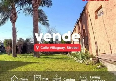 CASA EN VENTA. IDEAL USO COMO CASA QUINTA. STROBEL