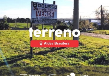TERRENO EN VENTA, LOTEO "PUESTA DEL SOL", ALDEA BRASILERA