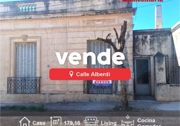 CASA EN VENTA, ALBERDI CASI ESQ. BELGRANO